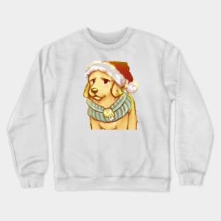 Cute Golden Retriever Drawing Crewneck Sweatshirt